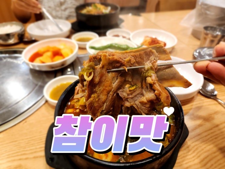  신논현역 점심, 강남 24시 식당 참이맛 감자탕 맛집