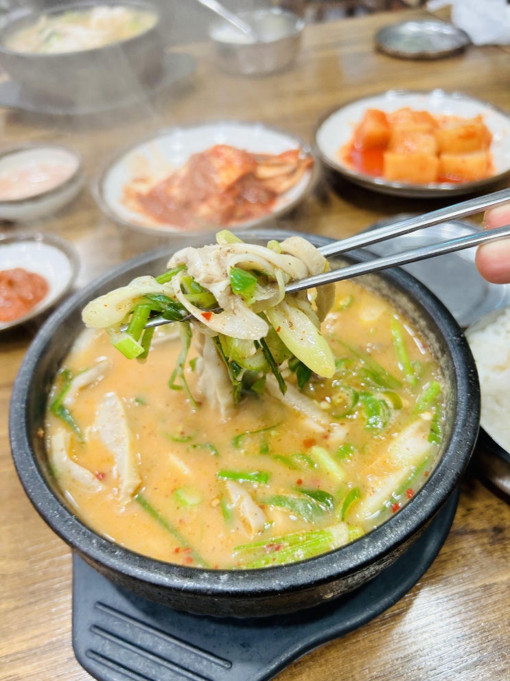 부평 순대국밥 로컬맛집 곱창전골추천 서당골토종순대국