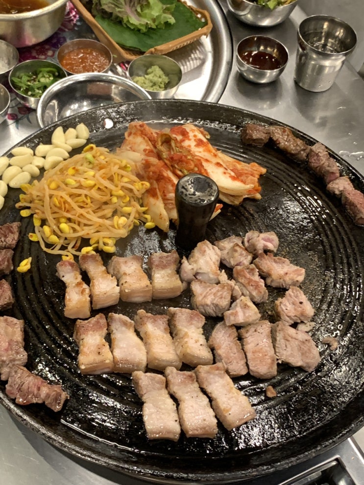  명지국제도시 맛집추천 :: 솥뚜껑 삼겹살 맛집 목구멍 부산 명지점