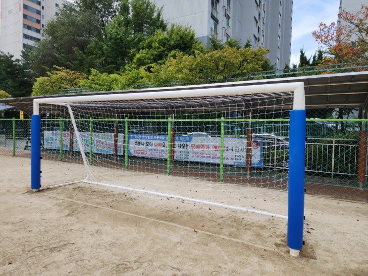  [날개스포츠] 남양주창현초교 축구골망 교체, 축구네트 교체 작업