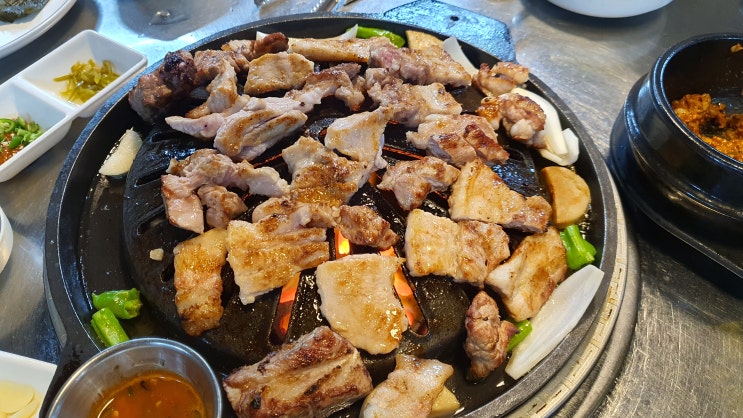[진주 신안동] 돼지고기 생갈비 맛집 유리네생갈비