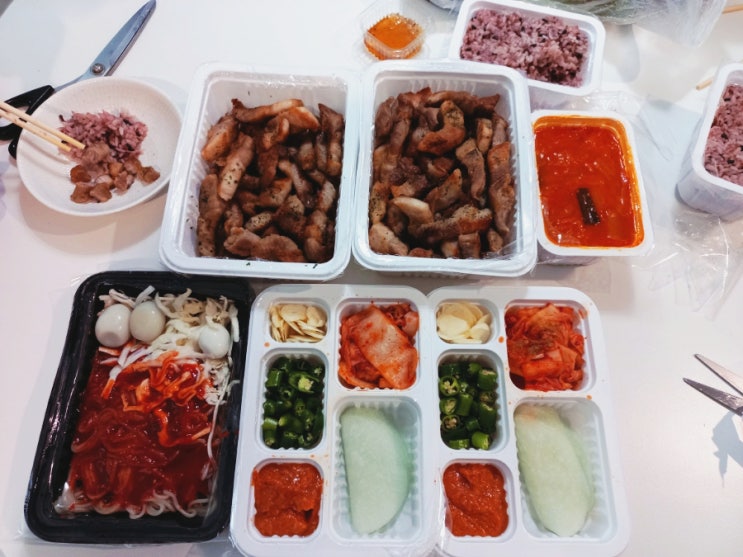  아산배방맛집 특급돼지 본점 삼겹살배달