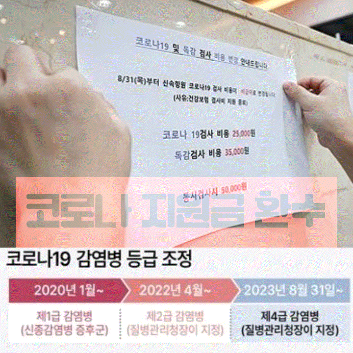  코로나19 오늘부터 독감과 같은 4 급..검사 유료 전환