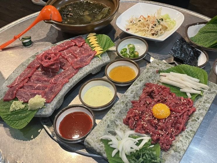  대전 둔산동 맛집 육회, 육사시미가 맛있는 육사구이