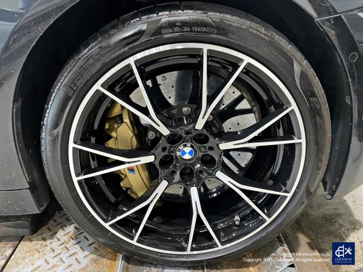  BMW F90 M5 컴페티션 789M 다이아몬드 컷팅 휠수리 휠복원
