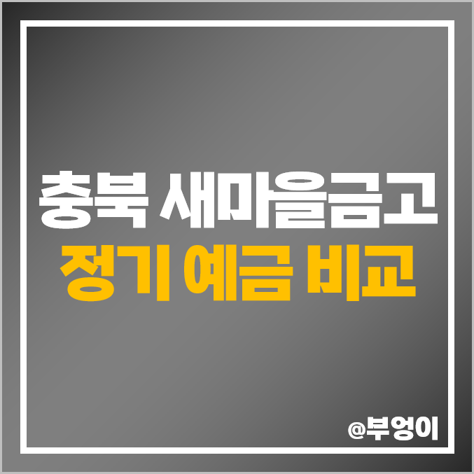 충북 새마을금고 정기 예금 금리 이자 비교 청주 음성 진천 옥천 특판 추천 충북 새마을금고 정기 예금 금리 이자 비교 청주 음성 진천 옥천 특판 추천