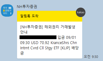  KLIP ETF 8월 배당금 후기 (+100주) (미국 월배당 ETF)