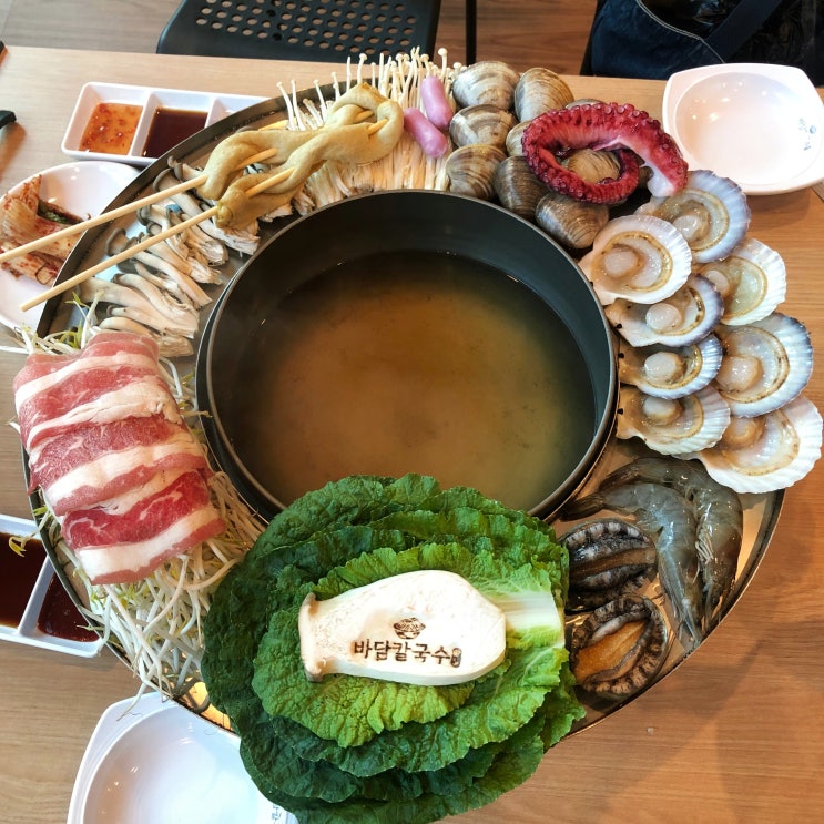  송도맛집 바담칼국수 송도점 해물 싱싱 존맛탱 킹정