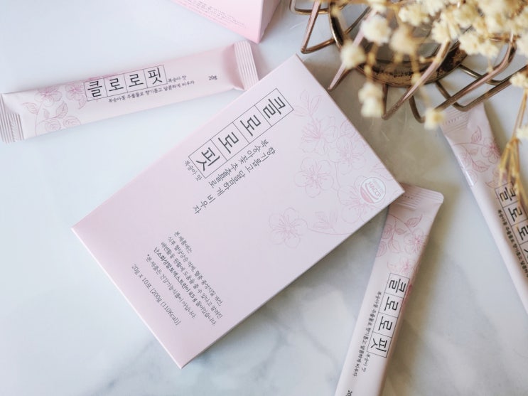  클로로핏 Chlrofit 복숭아꽃 향기의 난소화성말토덱스트린