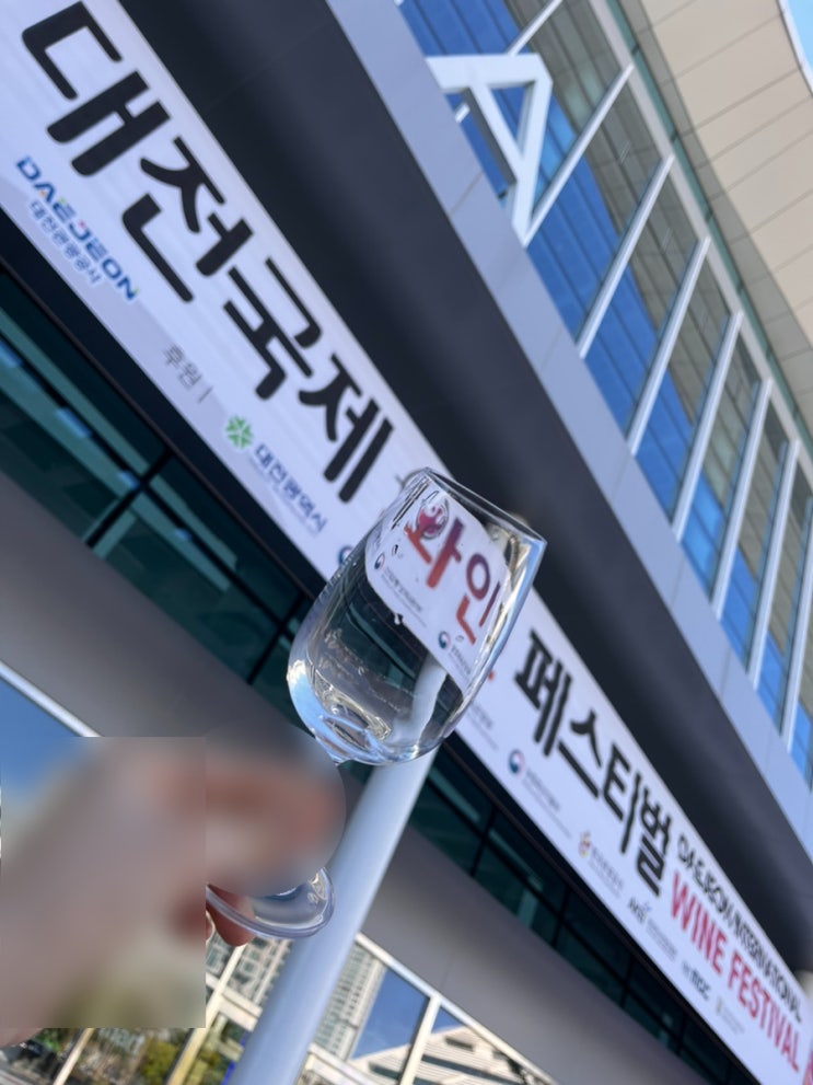  대전 국제 와인 페스티벌 참관후기 / 와인잔 구매