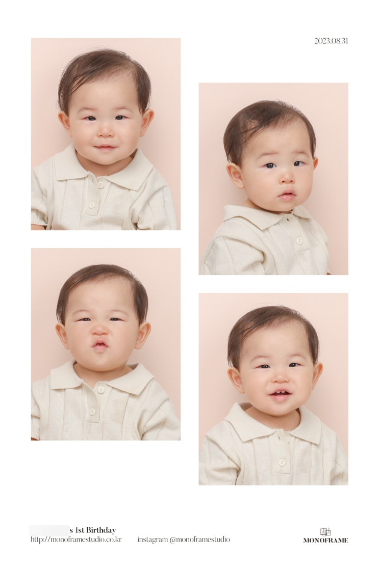 광주아기증명사진 소규모 가족사진도 함께해요!