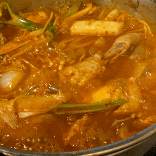  해운대 닭도리탕 부산통닭과 요거트 아이스크림
