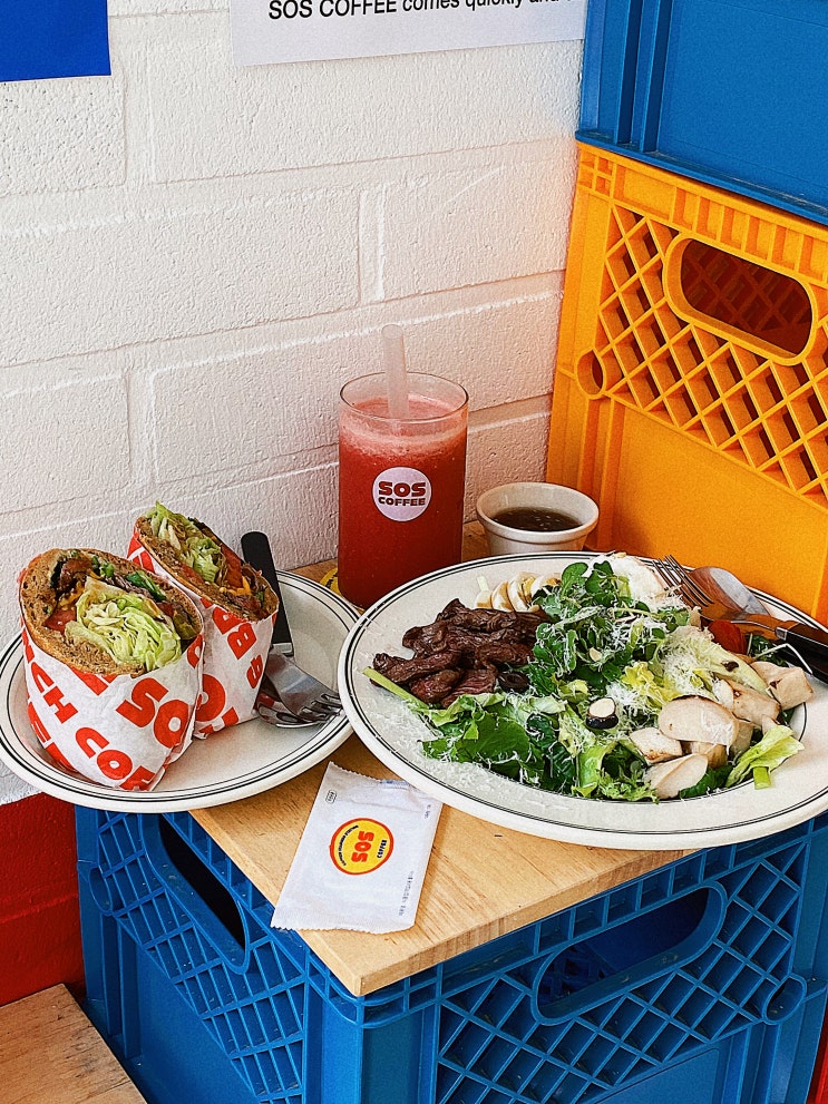 석촌역 카페 [SOS커피&브런치] 하루종일 열려있음!