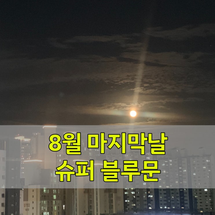  8월 31일 슈퍼 블루문 보고왔습니다. 보름달은 star walk로 찾았어요.