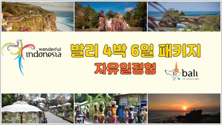  발리 4박6일 자유일정 패키지