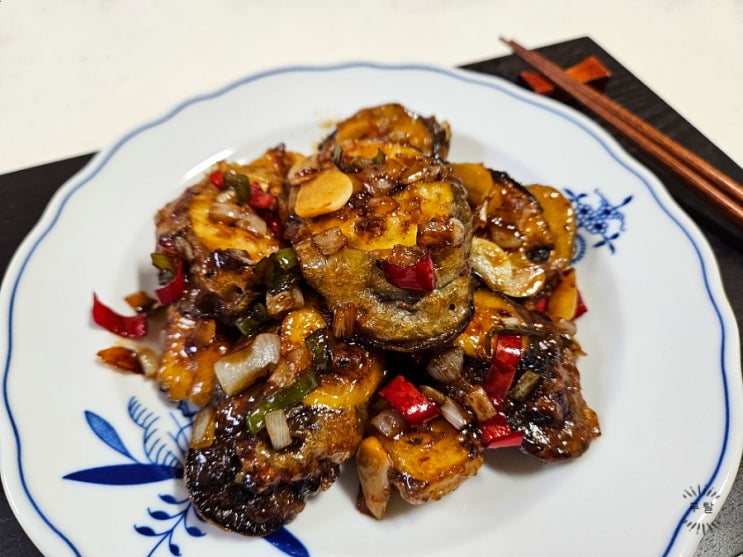 깐풍가지튀김 레시피 가지튀김 만들기 중국식가지요리 술안주 주말 특식