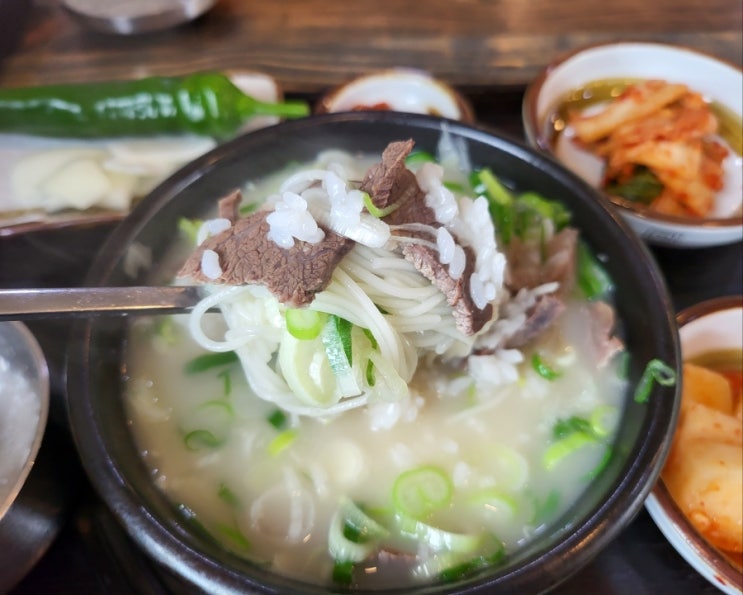  [진주]내동면 경상대 점심 해장 진주곰탕 내돈내산