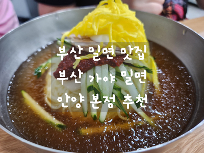  [안양 맛집] 부산 가야 밀면 - 1년에 두 번은 꼭 가서 먹는 밀면 맛집~ 캠핑 철수하고 먹으니 더 맛있네