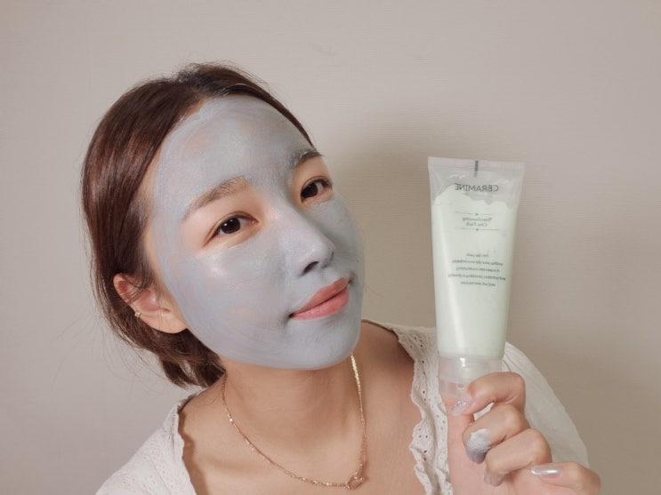  피부결개선 모공케어 씻는팩 세라마인 쿨링 클레이팩으로 얼굴 피지관리