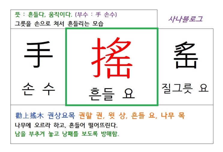  흔들 요