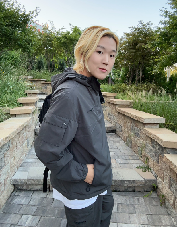  디스커버리 남자 트레이닝복 세트 우븐셋업 고프코어룩 예뻐요
