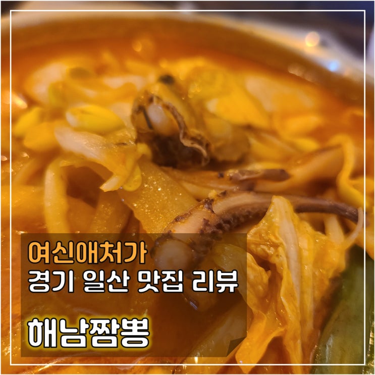 진한국물이 매력적인 '예상치 못한' 웨돔짬뽕 맛집 ,해남짬뽕