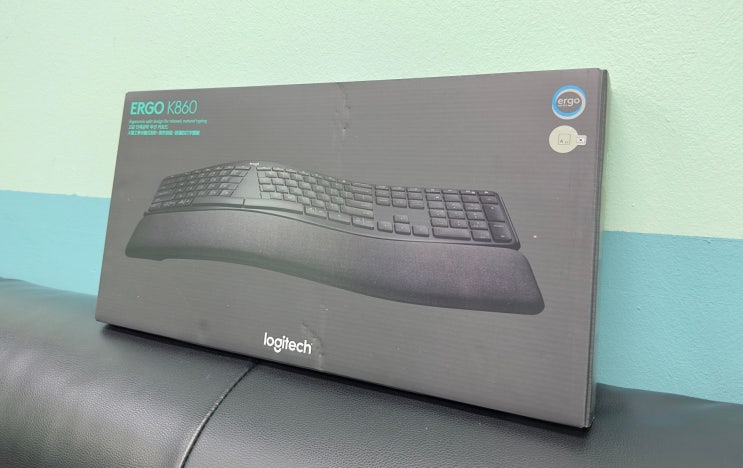  손목에 좋은 로지텍 인체공학 키보드 로지텍 ERGO K860