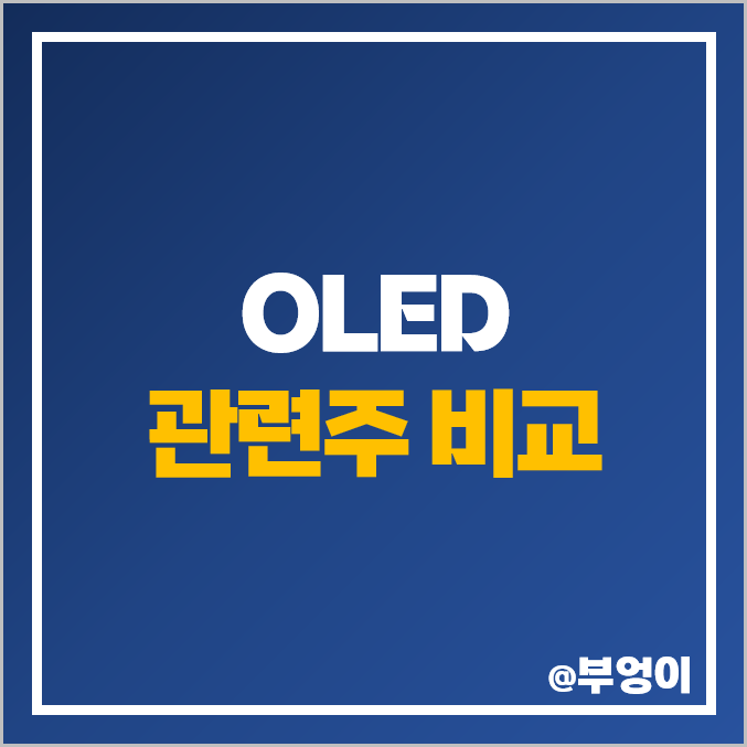 OLED 관련주 코디 티에스이 프로이천 덕산네오룩스 주식 주가 OLED 관련주 코디 티에스이 프로이천 덕산네오룩스 주식 주가