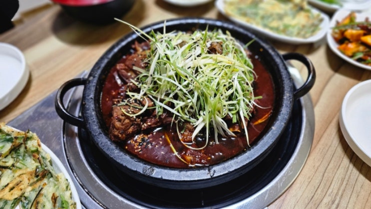  전주 전북대 맛집 매운 돌판 갈비찜 미소네집