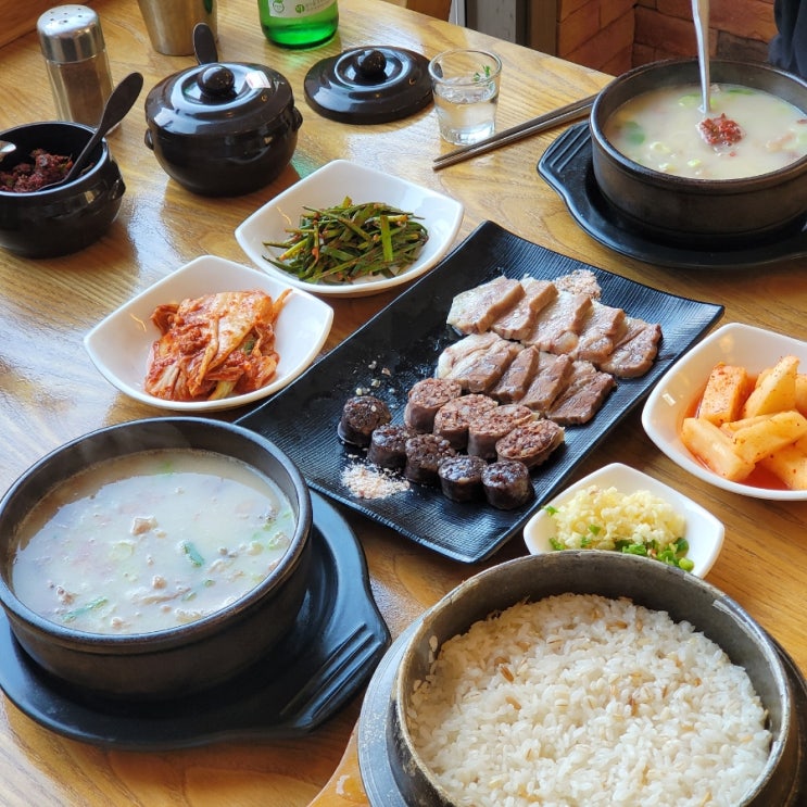 오산 순대 맛집 푸짐했던 부산동 순대국 순대정찬