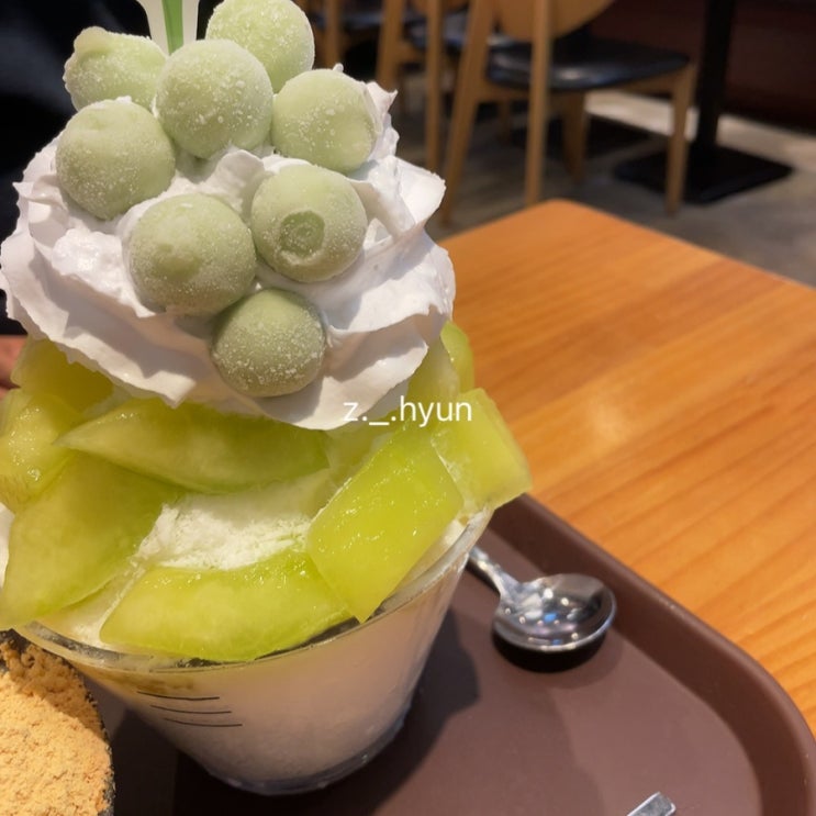 설빙 세종점 샤인메론빙수