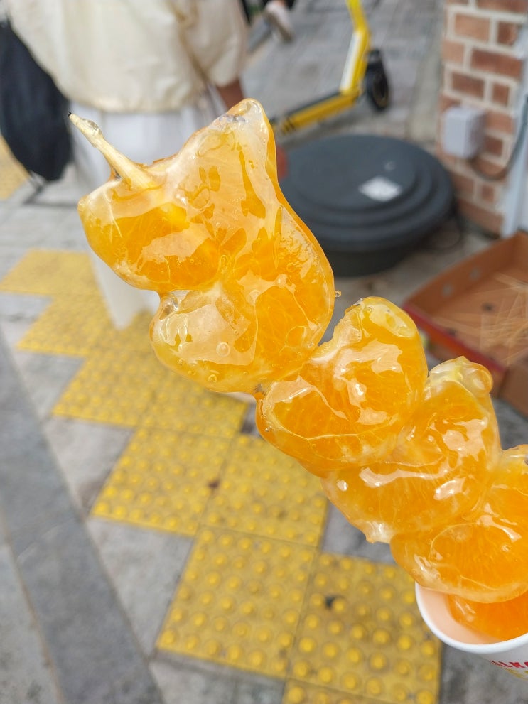  [수원화성 행리단길 맛집 여행] 길거리 간식 2곳 : 탕후루, 아이스크림