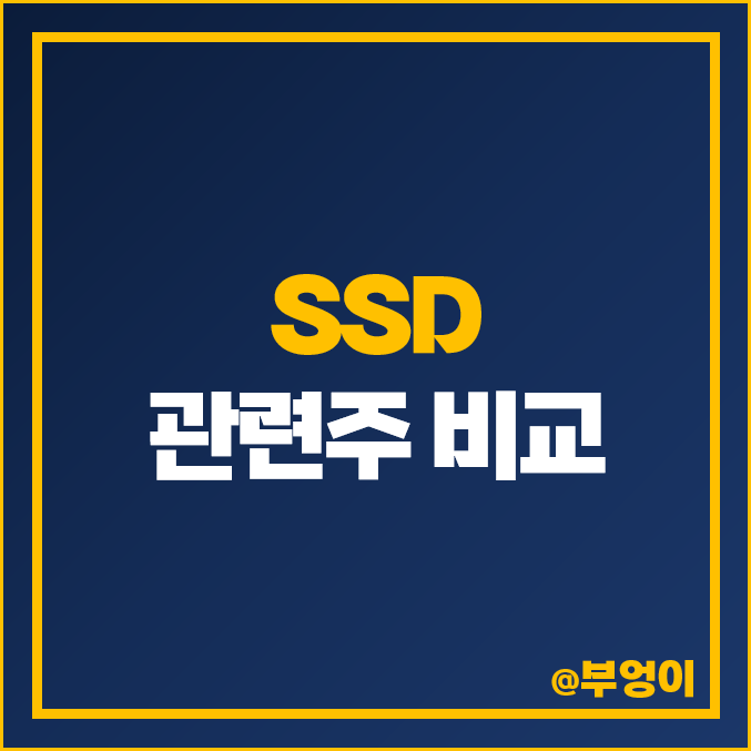 SSD 관련주 SFA 반도체 심텍 하나마이크론 주식 주가