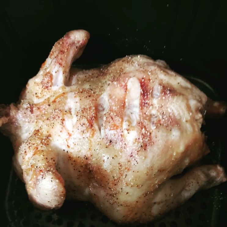 [요리. 레시피] [초간단 레시피] 에어프라이어 활용 닭 바비큐 