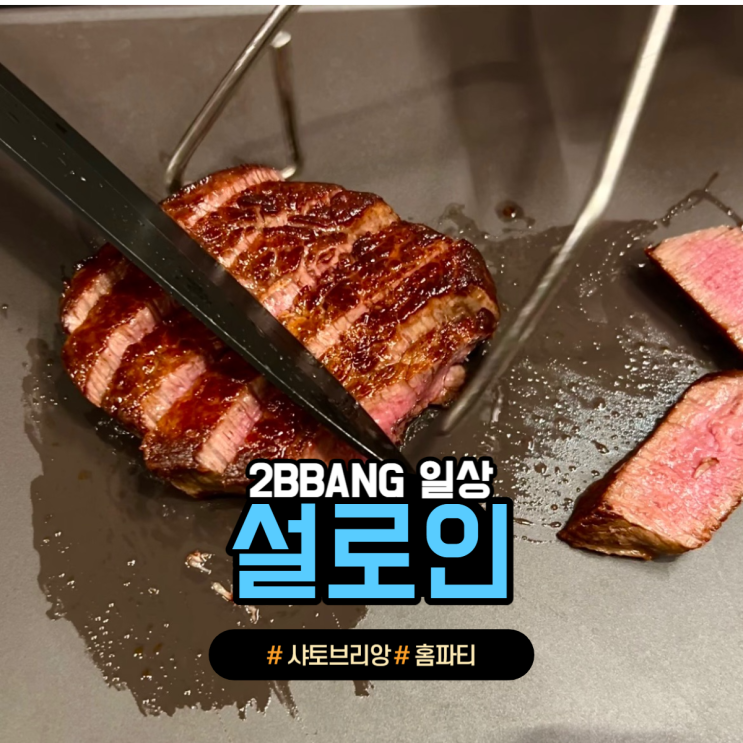  [설로인]홈파티 추천, 살살녹는 안심 '샤토브리앙'(feat. 굽는법)