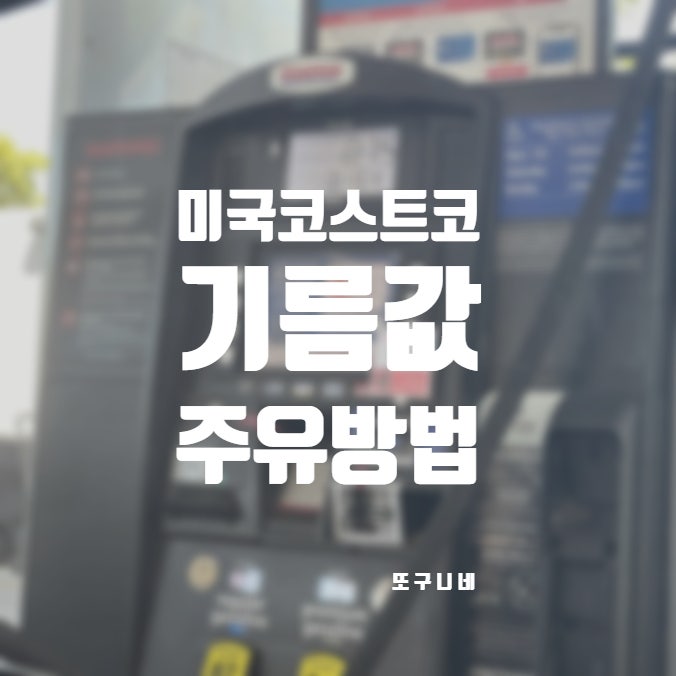  미국 여행 코스트코 주유소 주유 방법 (캘리포니아 기름값 휘발유 가격 Costco gas station)