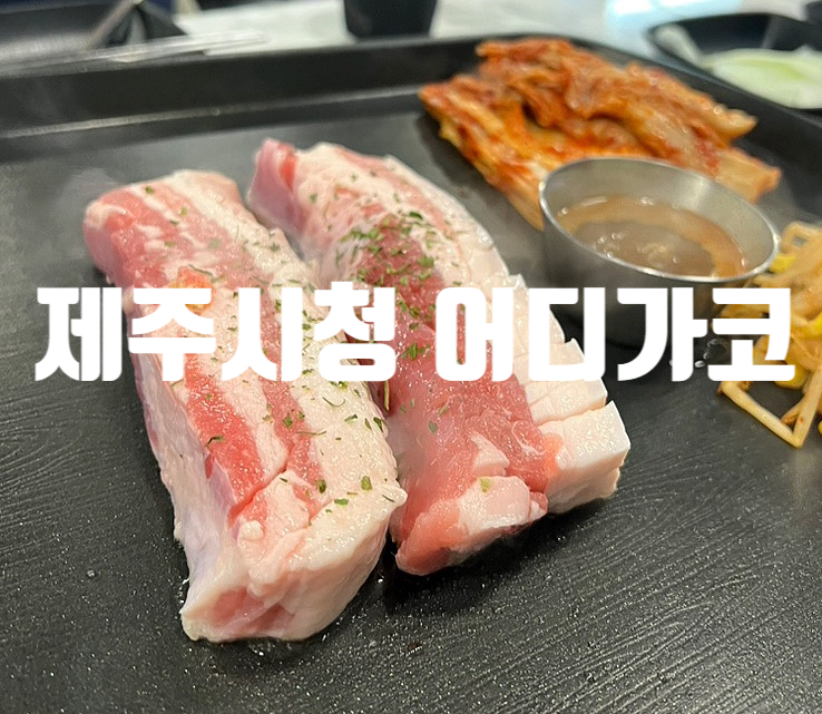  제주시청 흑돼지 맛집 어디가코 시청점