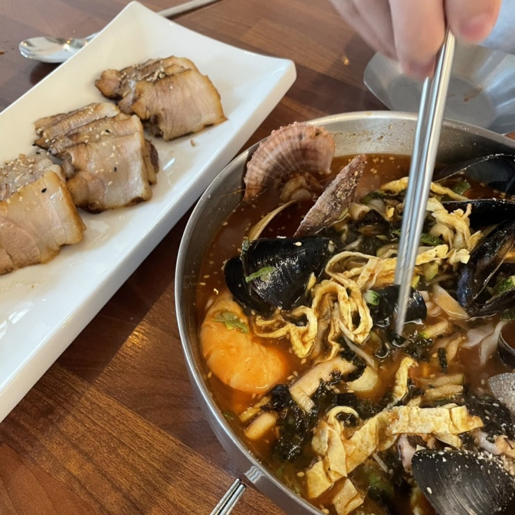  [속초맛집] 속초먹거리단지 맛집 “오복식당” 해물장칼국수/현지인 맛집/웨이팅꿀팁 (내돈내산)