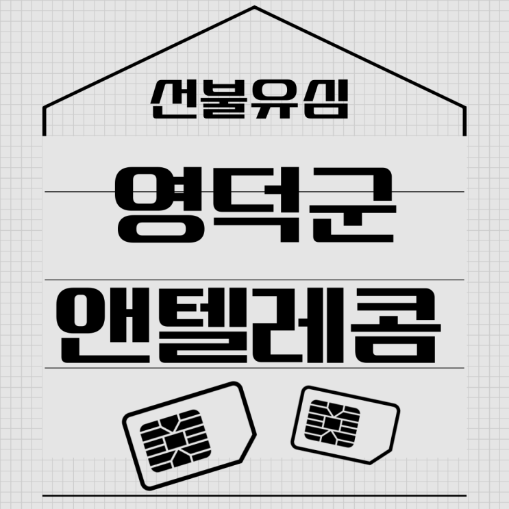  영덕앤텔레콤 선불유심으로 개통한 스토리
