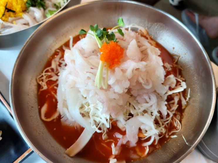  강원도 양양여행 [어촌마을물회섭국] 인구해변 죽도해변 현지맛집 주차 및 애견동반 내돈내산 후기