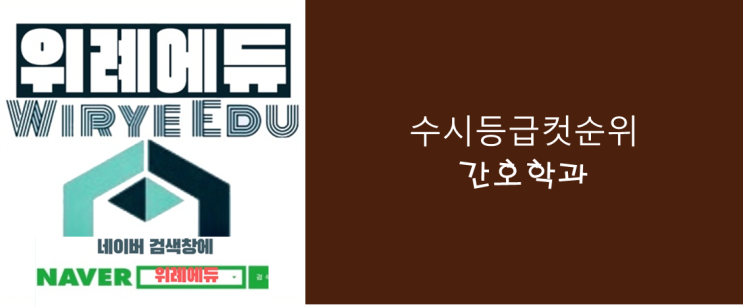  수시등급컷순위 : 간호학과