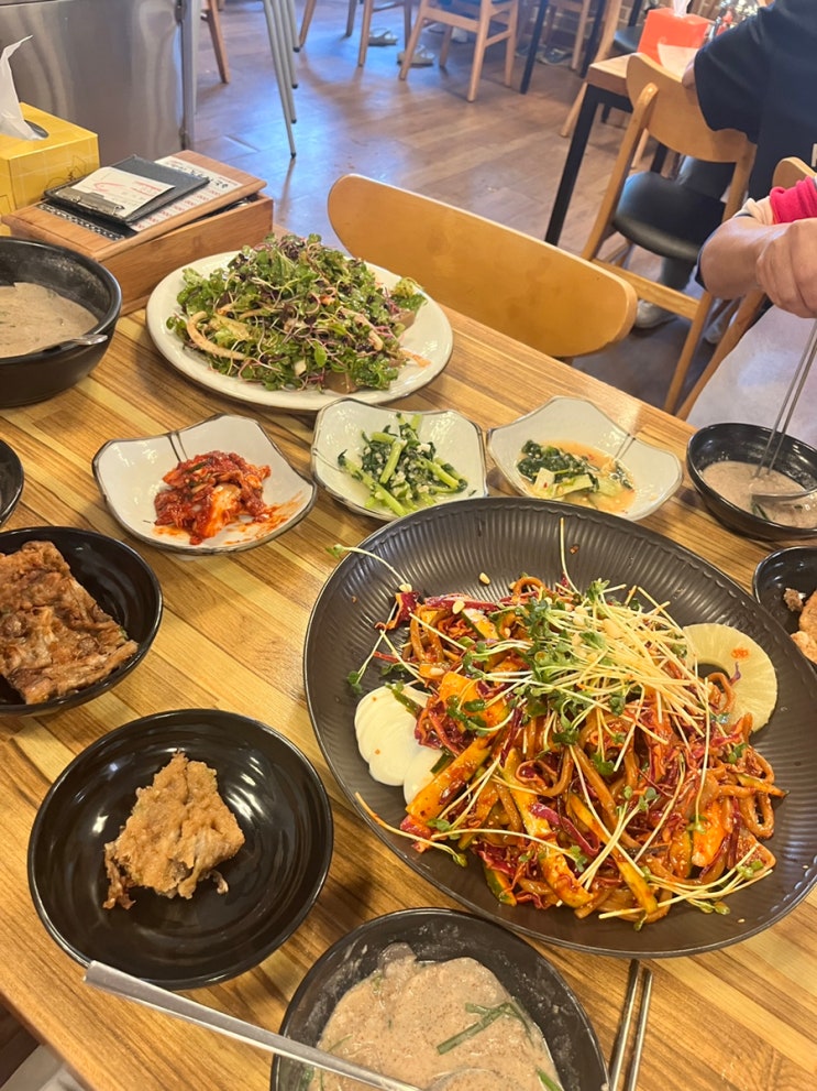  블로그 체크인 챌린지 8. 심학산도토리국수