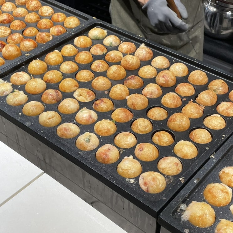  더현대서울 팝업 맛집 테쿠루 타코야끼!