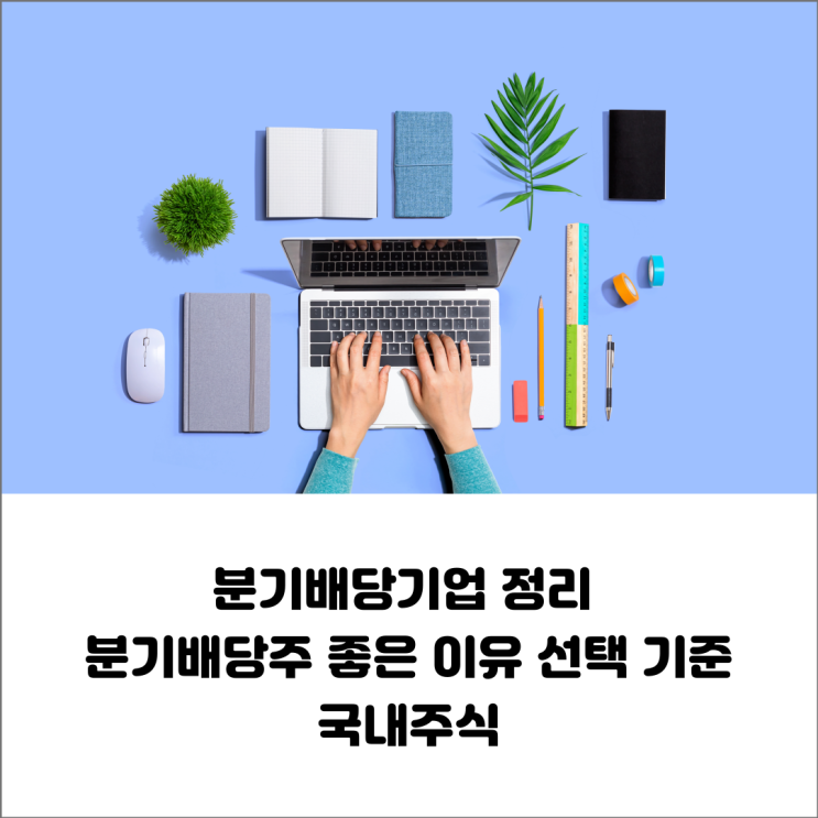  분기 배당하는 기업 정리 분기 배당주가 좋은 이유 선택 기준 국내 주식
