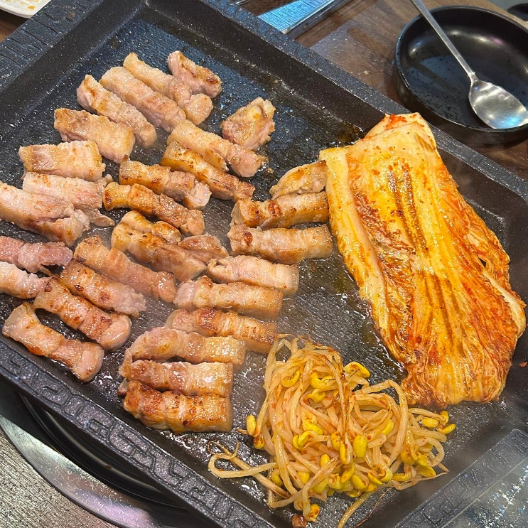 [가산 맛집] 삼겹살+김치+콩나물은 진리지! '도을 생고기집' 방문 후기