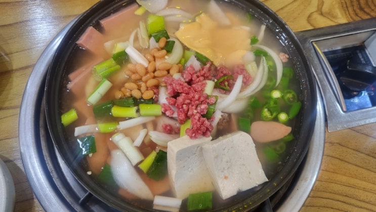  전주 평화동 맛집 뽀글이 부대찌개