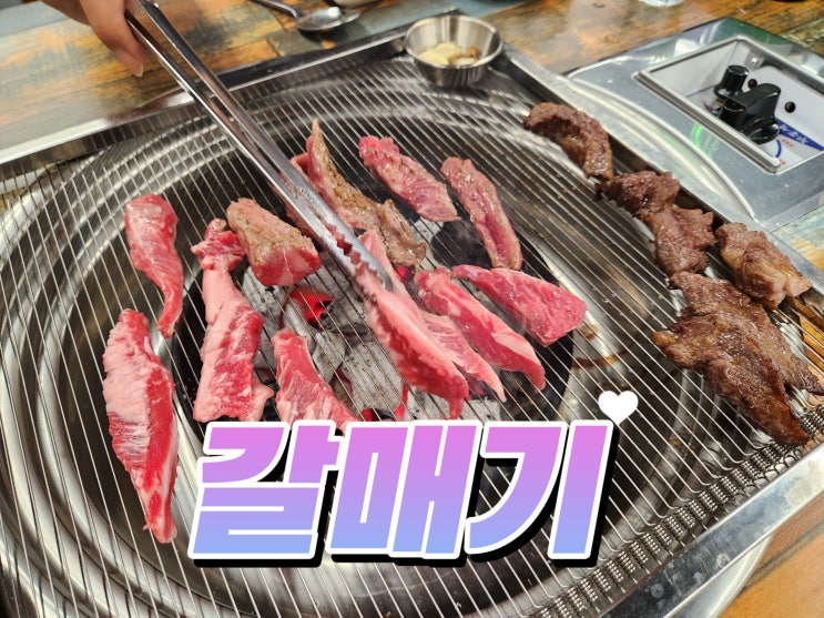  안양역 고기 맛집, 숯불직화 소갈비 은행나무갈매기 안양
