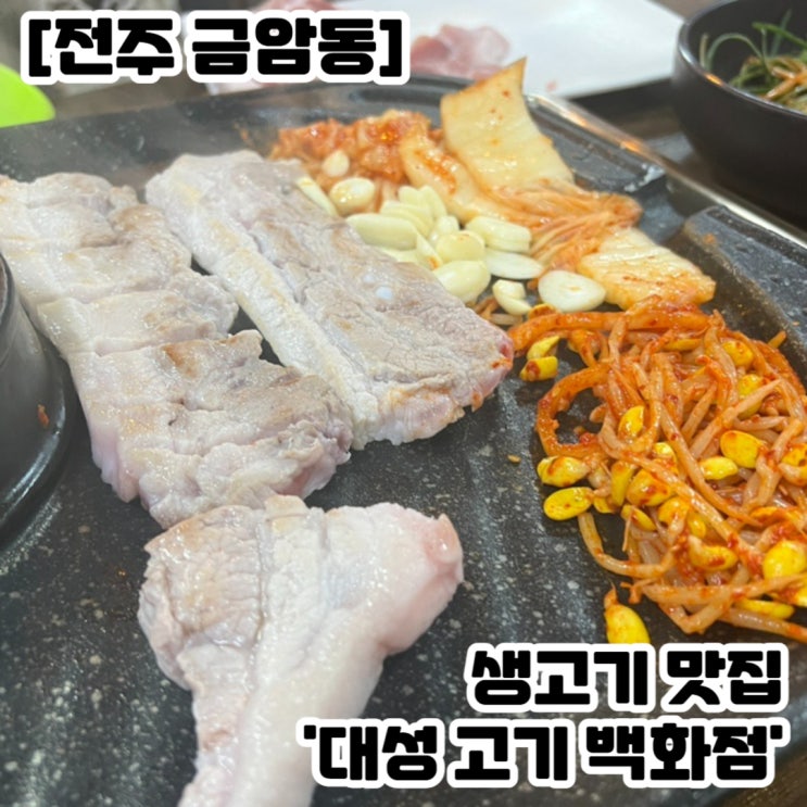 [전주 금암동] 돼지고기 소고기 다 파는 생고기 맛집 '대성고기백화점'