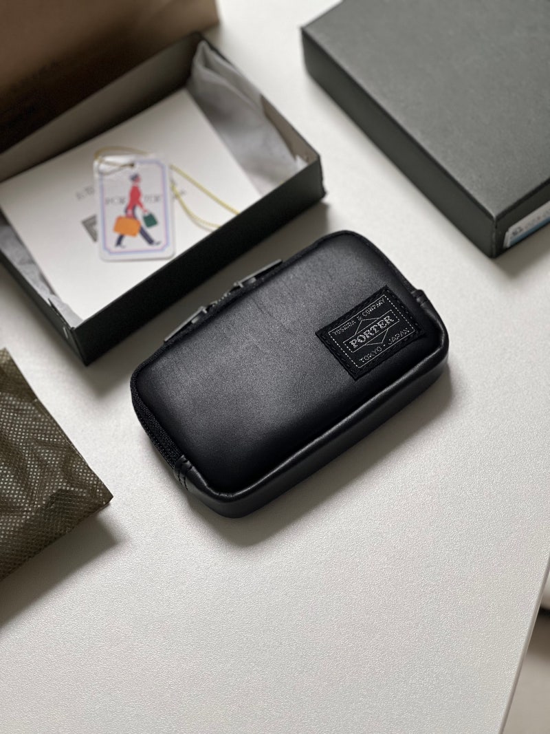 남자카드지갑추천 포터 코인케이스 가죽 ALOOF MULTI COIN CASE 후기 : 네이버 블로그