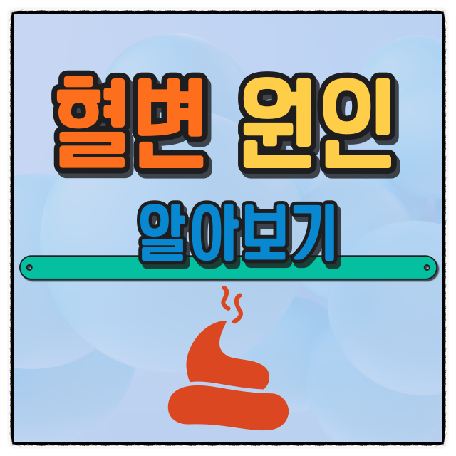  선홍색 혈변 원인에 대해 알아보기